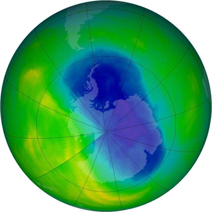 Ozone Map 1984-10-13
